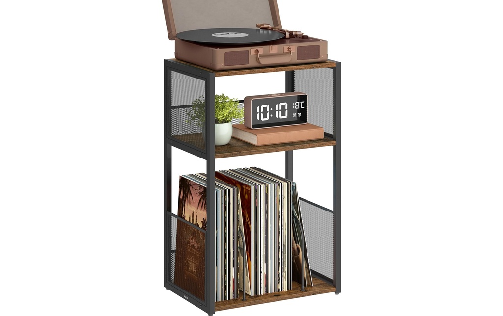 VASAGLE Table d'appoint 43 x 69 cm, Brun