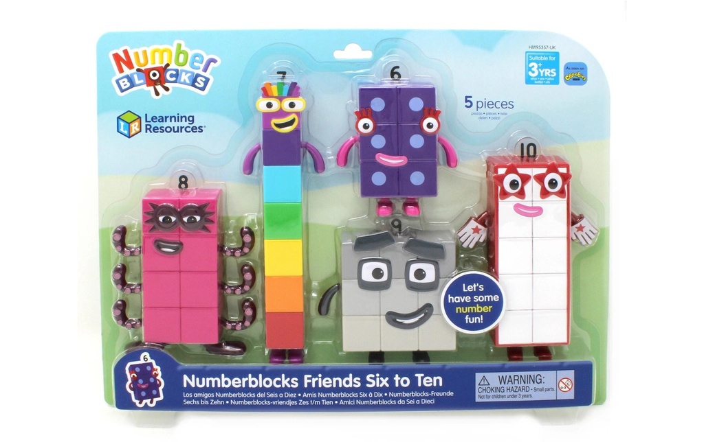 Learning Resources Jouets d’occupation Amis de Numberblocks Six à dix