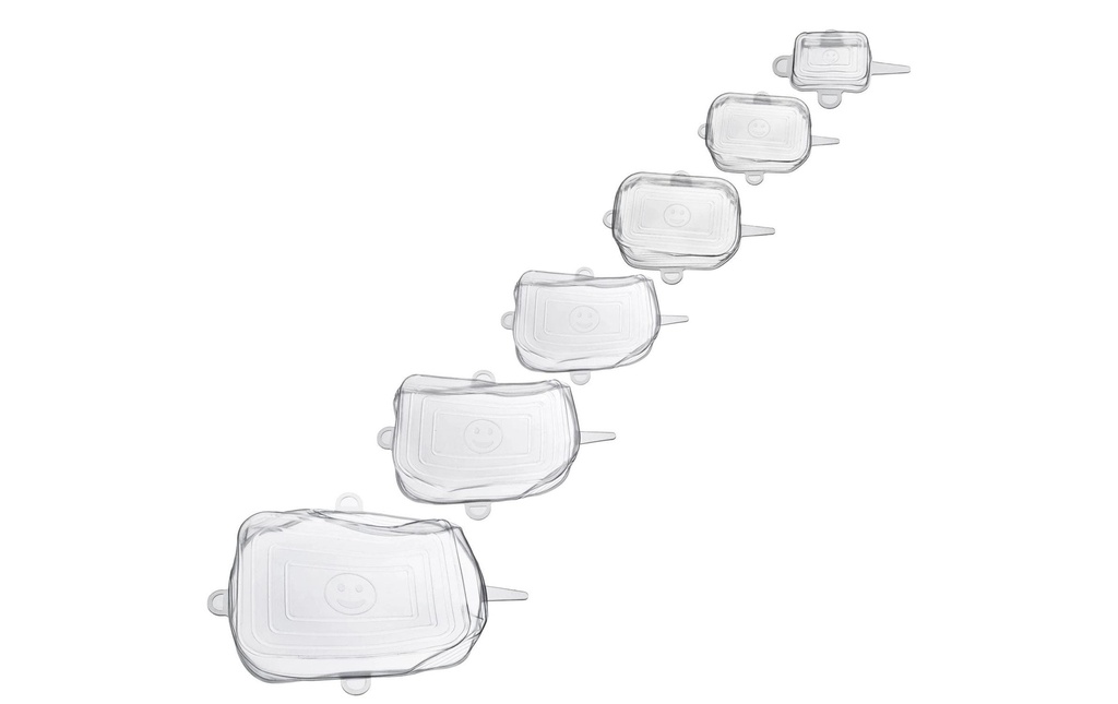 Westmark Square Couvercle fraîcheur silicone 1 Pièce/s, Transparent