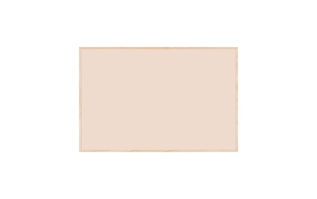 Bi-Office Tableau blanc magnétique EARTH 58.5 cm x 38.5 cm, Beige