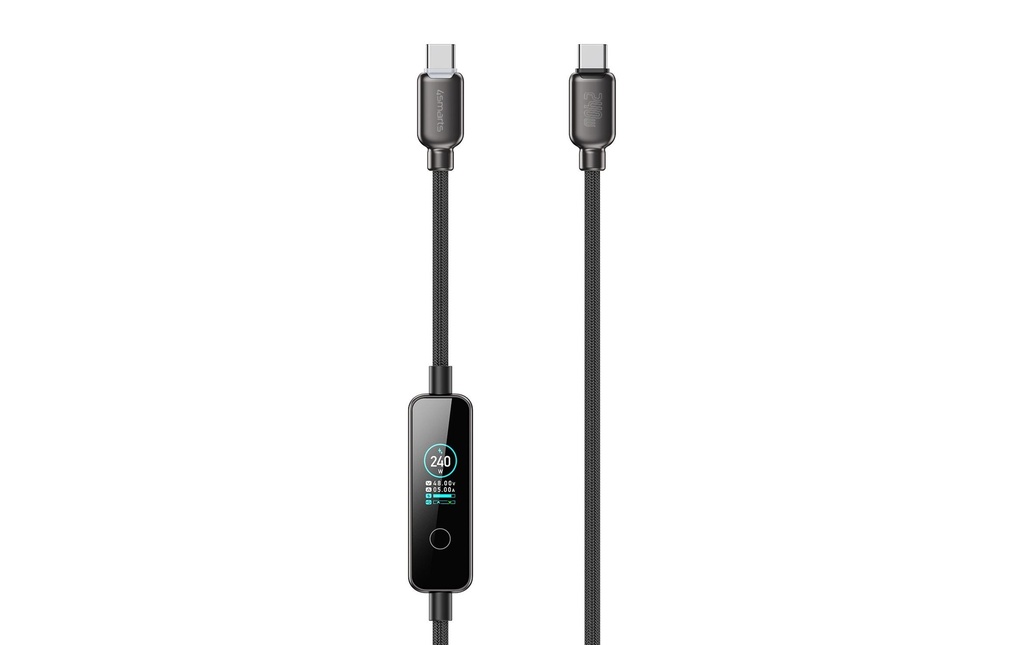 4smarts Câble USB-C ScreenCord 240W USB-C - USB-C 1.2 m