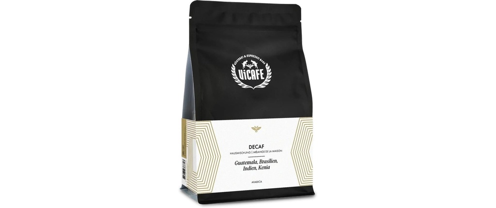 Vicafe Grains de café Mélange maison Décaféiné 1000 g