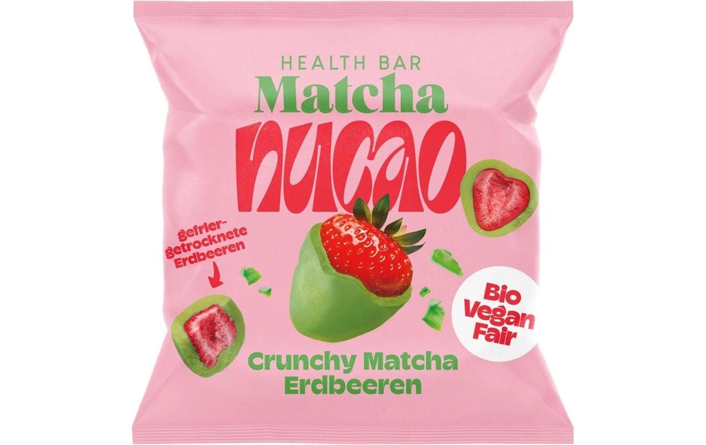 Nucao Crunchy Matcha aux fraises 50 g