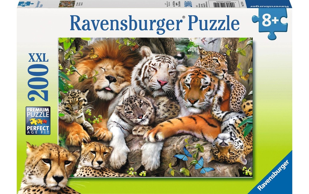 Ravensburger Puzzle Félin câlin 200 pièces XXL