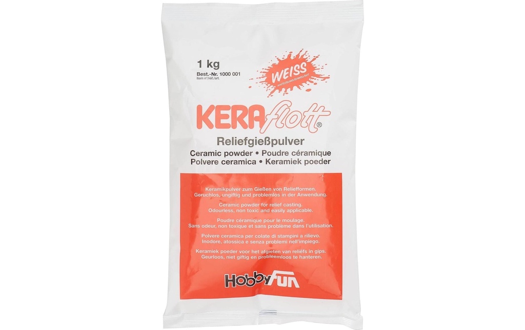 Basteln Poudre de couchage en relief blanche 1 kg