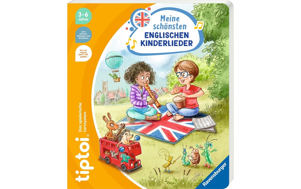 tiptoi Livre éducatif Mes plus belles chansons anglaises pour enfants 3-6 ans