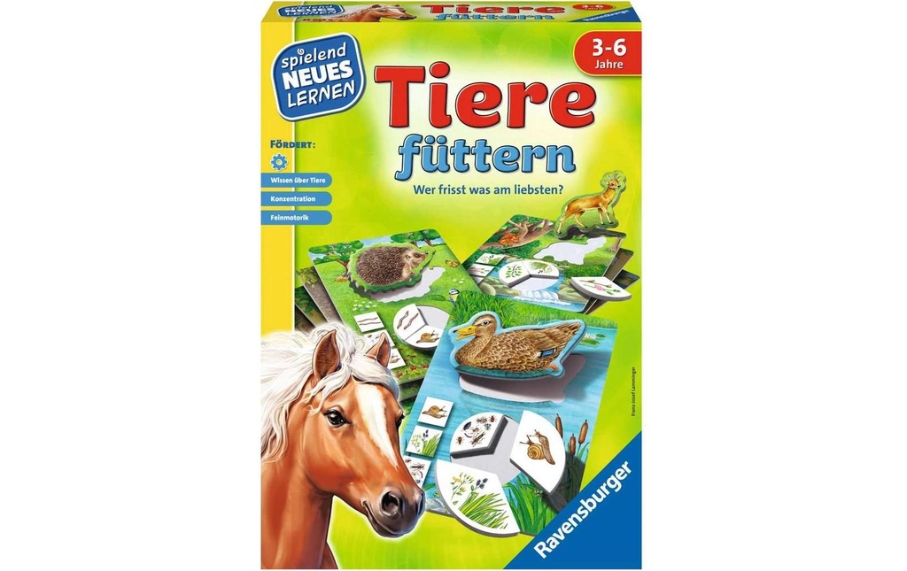 Ravensburger Jeux d’enfant Nourrir les animaux 3-6 ans
