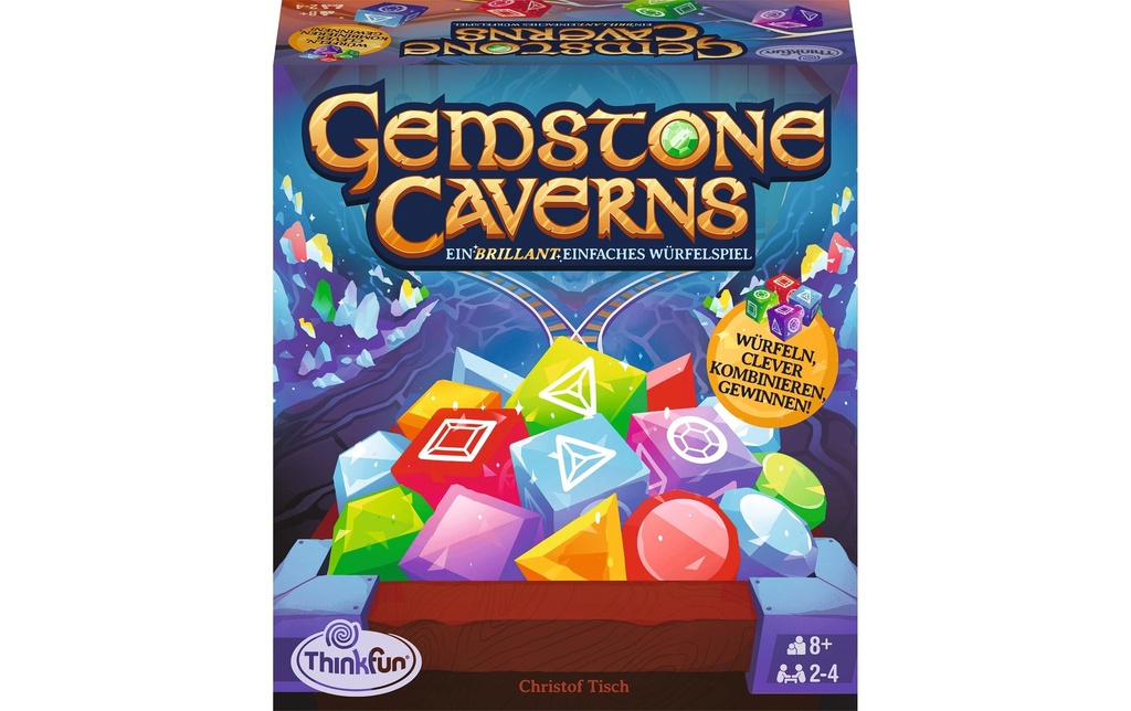 Ravensburger Jeu de dés Gemstone Caverns pour 2 à 4 joueurs