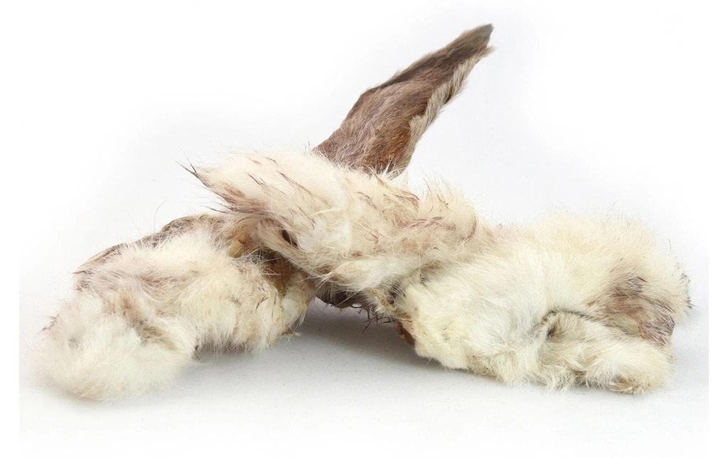FRESCO Produit à mâcher  Oreilles de lapin avec fourrure 500 g