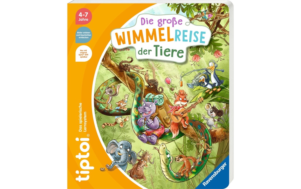 tiptoi Livre éducatif Le grand voyage caché des animaux 4-7 ans