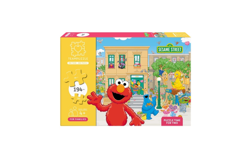 Teampuzzle Puzzle Rue Sésame 194 pièces 48 x 33 cm à partir de 4 ans