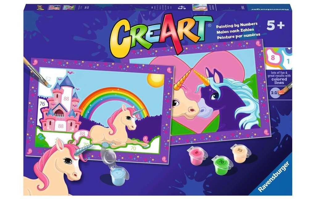 Ravensburger Peinture avec chiffres Licornes magiques