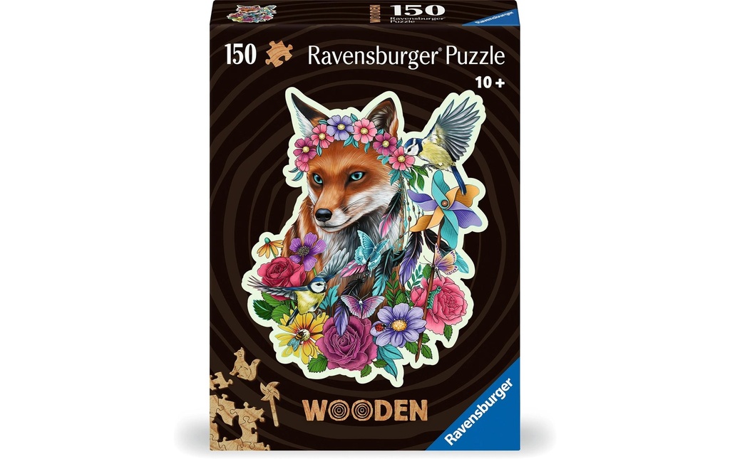 Ravensburger Puzzle en bois Renard coloré 150 pièces