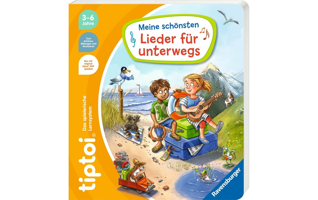 tiptoi Livre éducatif Les plus belles chansons pour la route Livre d'apprentissage