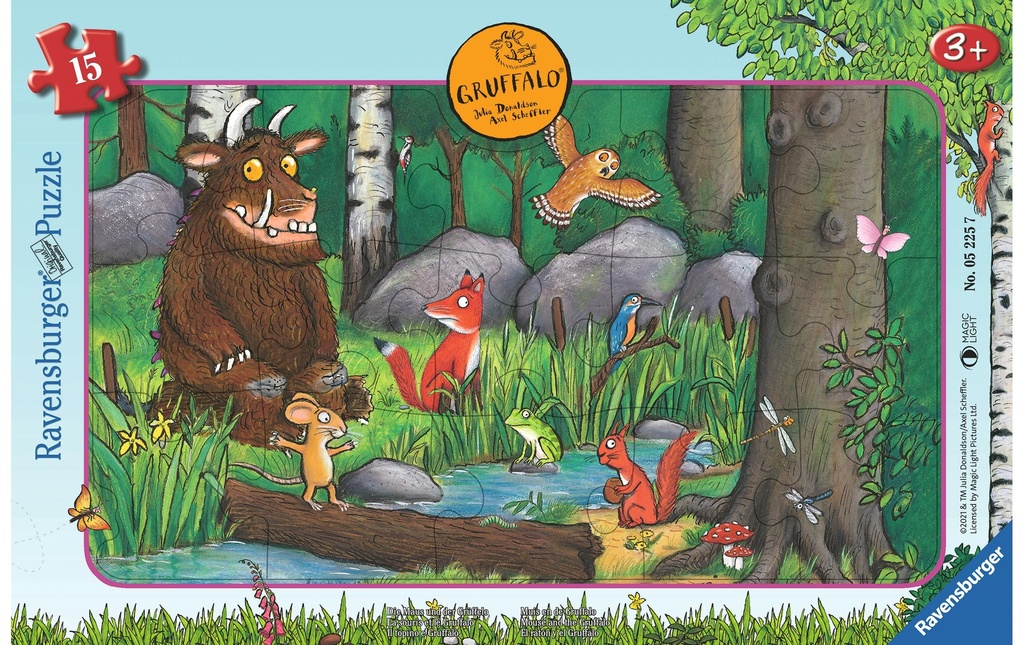 Ravensburger Puzzle La souris et le Grüffelo 15 pièces