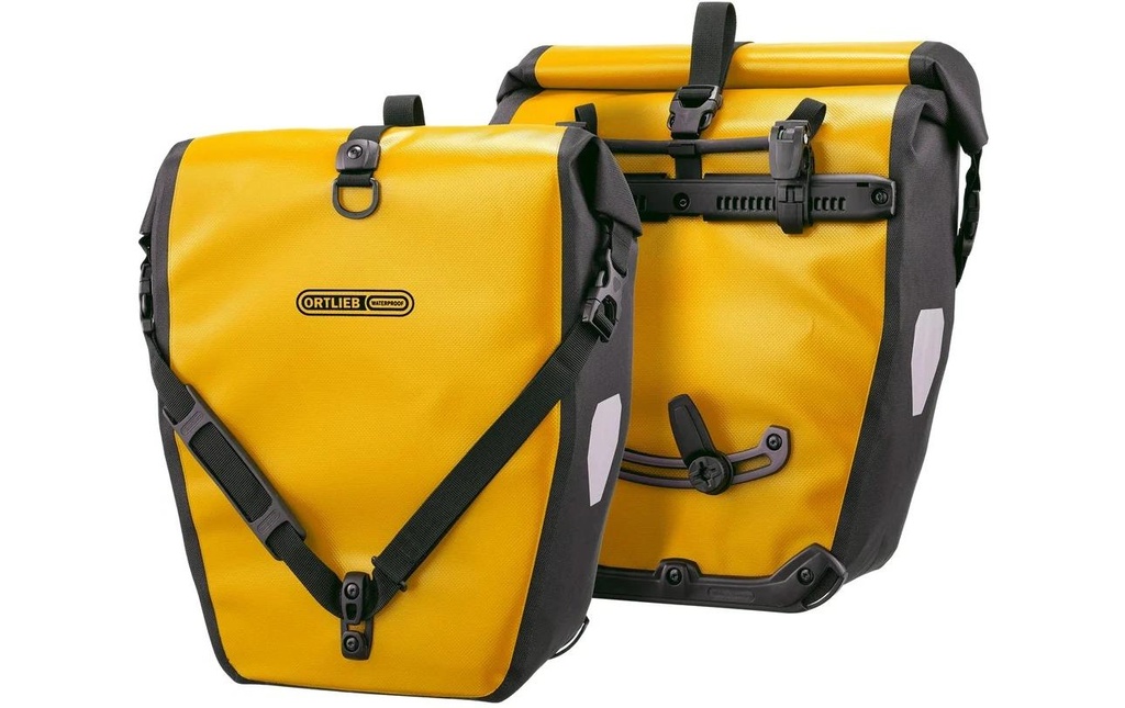 Ortlieb Paire de sacs Back-Roller, jaune soleil, 20 l