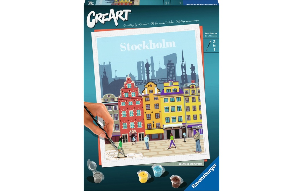 Ravensburger Peinture avec chiffres Stockholm en couleurs à partir de 12 ans
