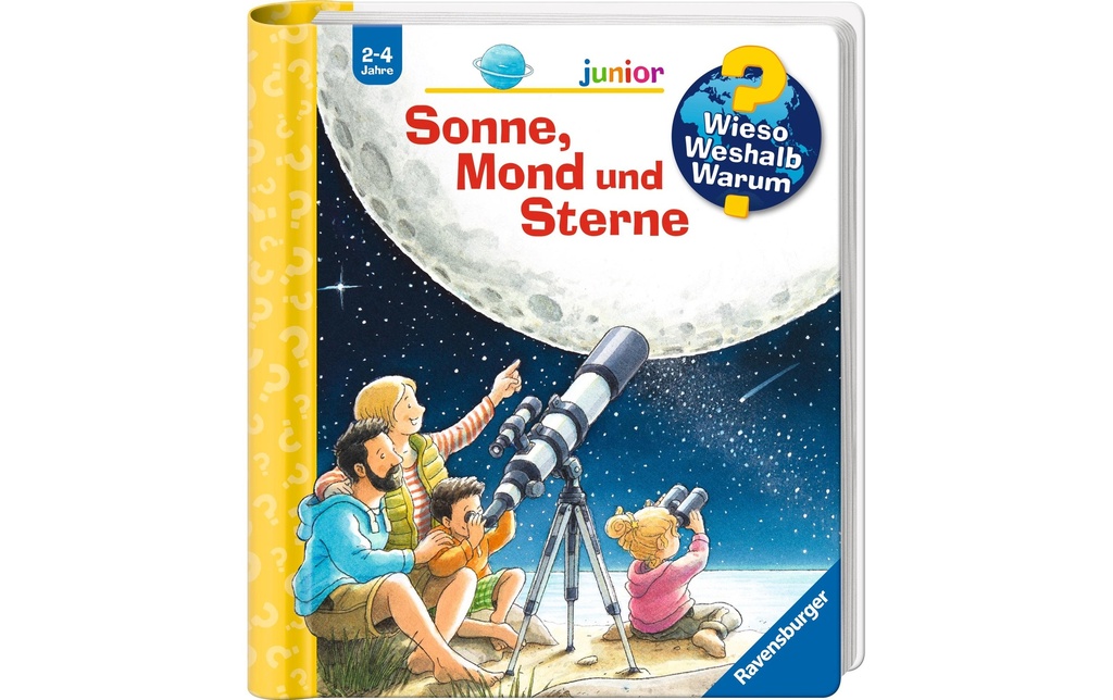 Ravensburger Livres pratiques pour enfants Soleil, lune et étoiles 2-4 ans