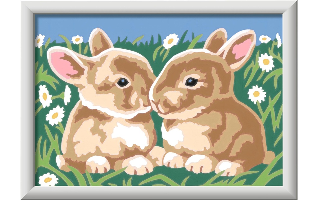 Ravensburger Peinture avec chiffres Des lapins moelleux