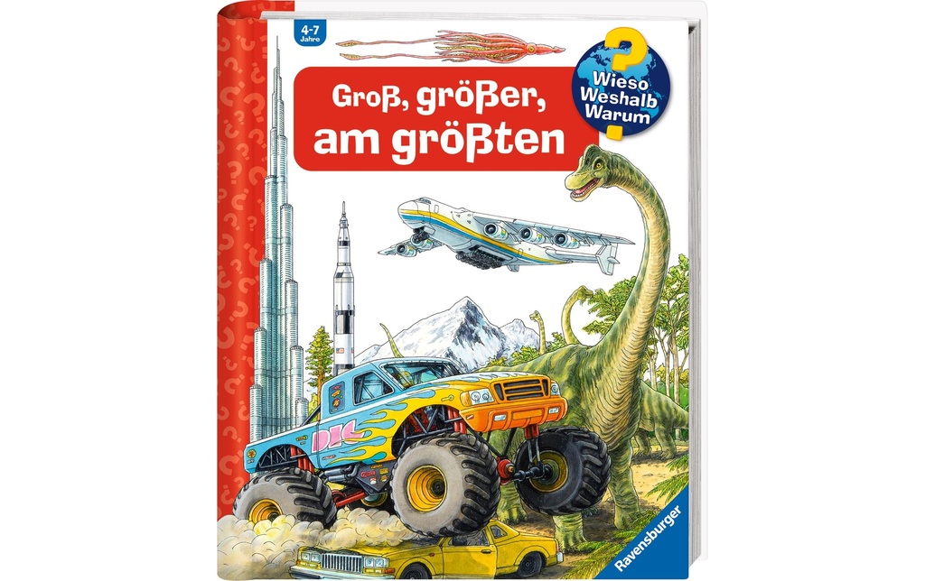 Ravensburger Livres pratiques pour enfants Grand, plus grand, le plus grand