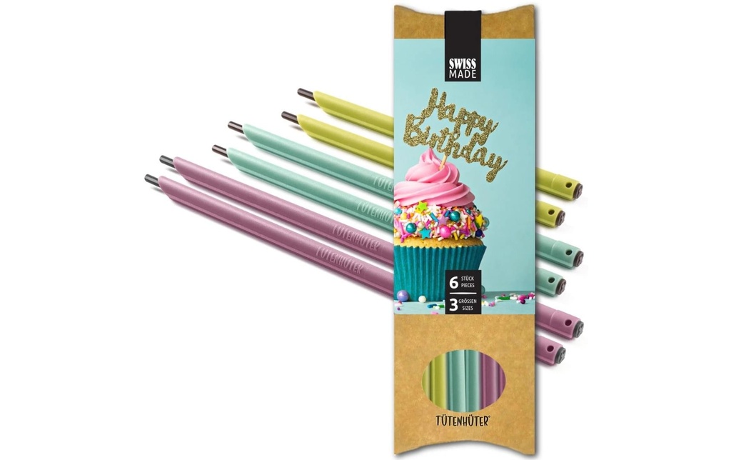 böörds Gardien de sac Happy Brithday, 6 pièces