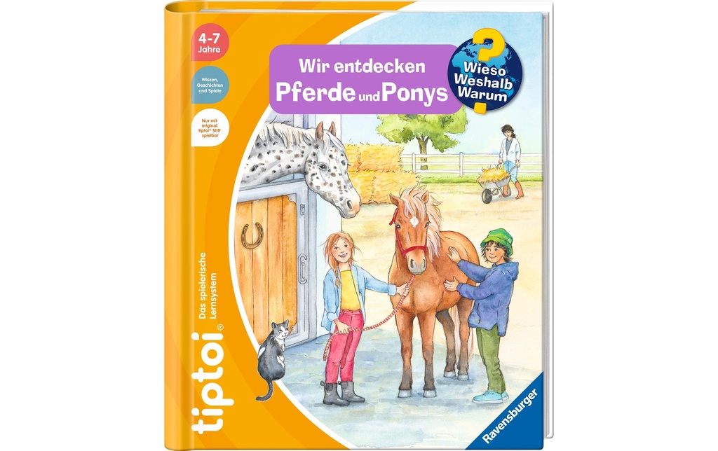 tiptoi Livre éducatif Pourquoi? Pourquoi? Pourquoi? Chevaux et poneys