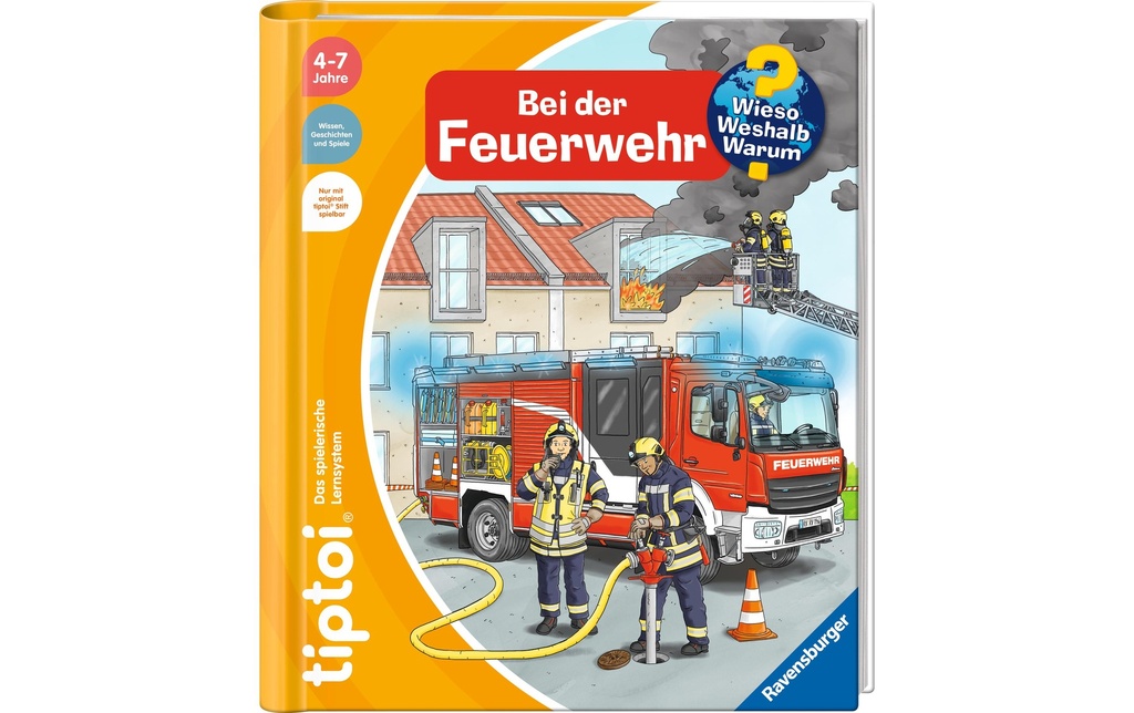 tiptoi Livre éducatif Bei der Feuerwehr