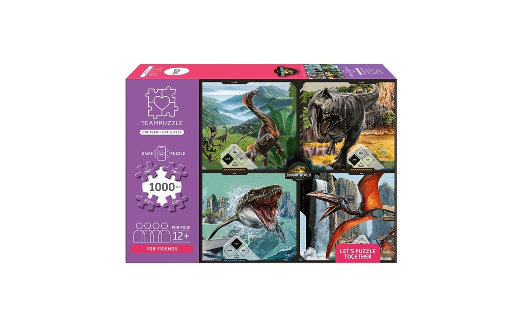 Teampuzzle Jurassic World Rebirth 1000 pièces, 68.6 x 48.3 cm