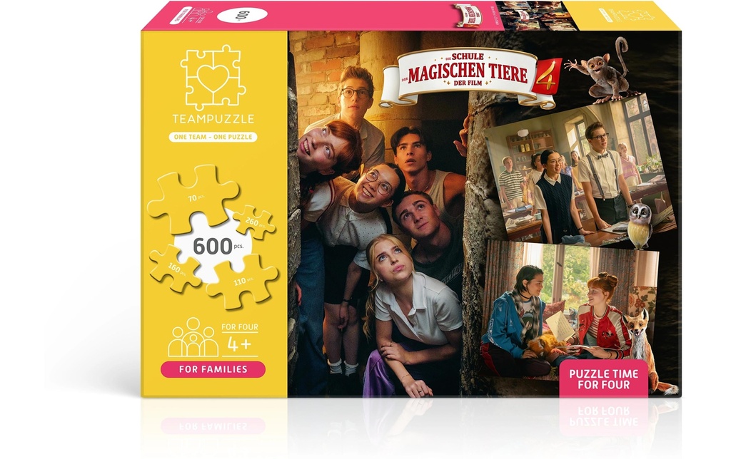 Teampuzzle Puzzle L'école des animaux magiques 4
