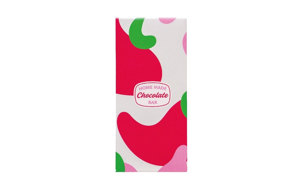 Decora Emballage de chocolat Dubai Magenta Wellen, 5 pièces