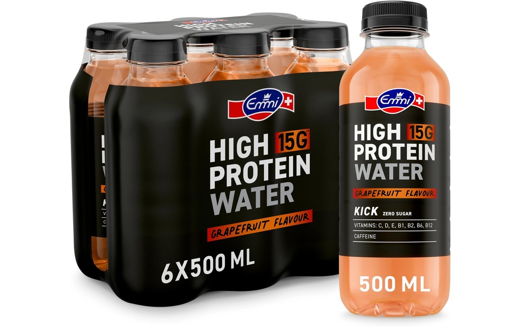 High Protein Water Pamplemousse 6 x 500 ml