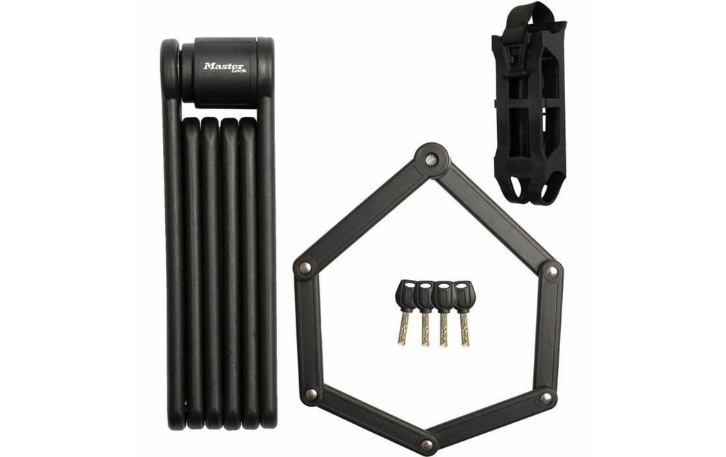 Masterlock Antivol pliable 8335EURDPRO avec support et fixation