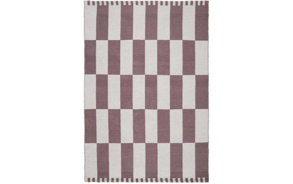 Urbanara Tapis Iniola 170 x 200 cm, Blanc/Taupe