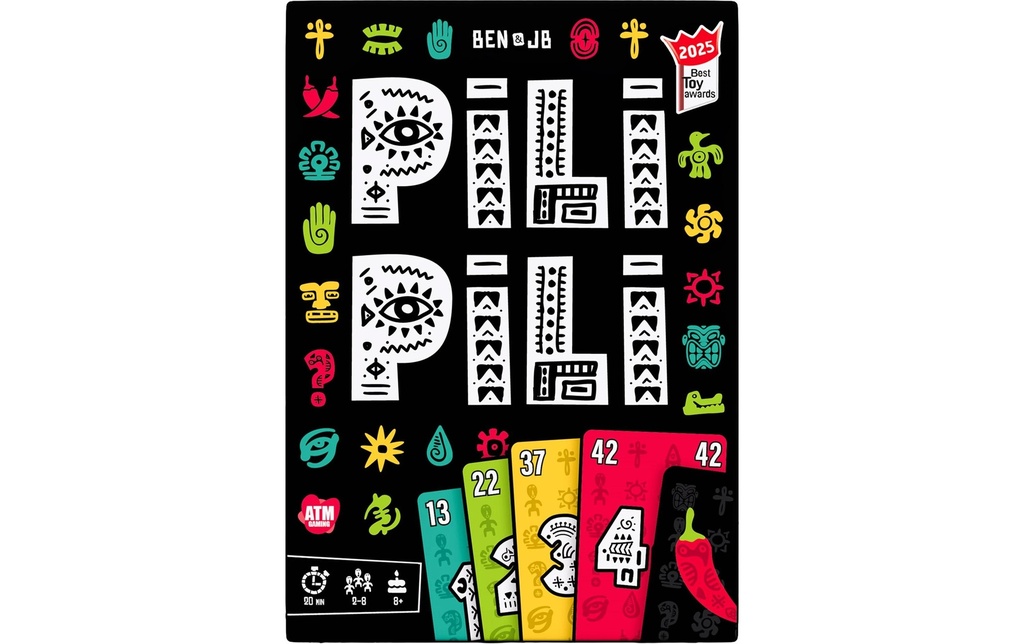 Max Bersinger Jeux de cartes Jeu de chiffres Pili Pili DE/FR/IT
