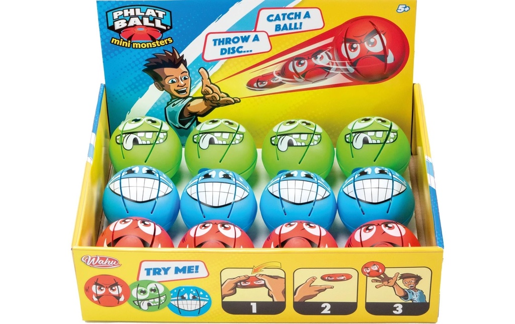 Max Bersinger Jeux de ballon Phlat Ball Mini Monster Assorti