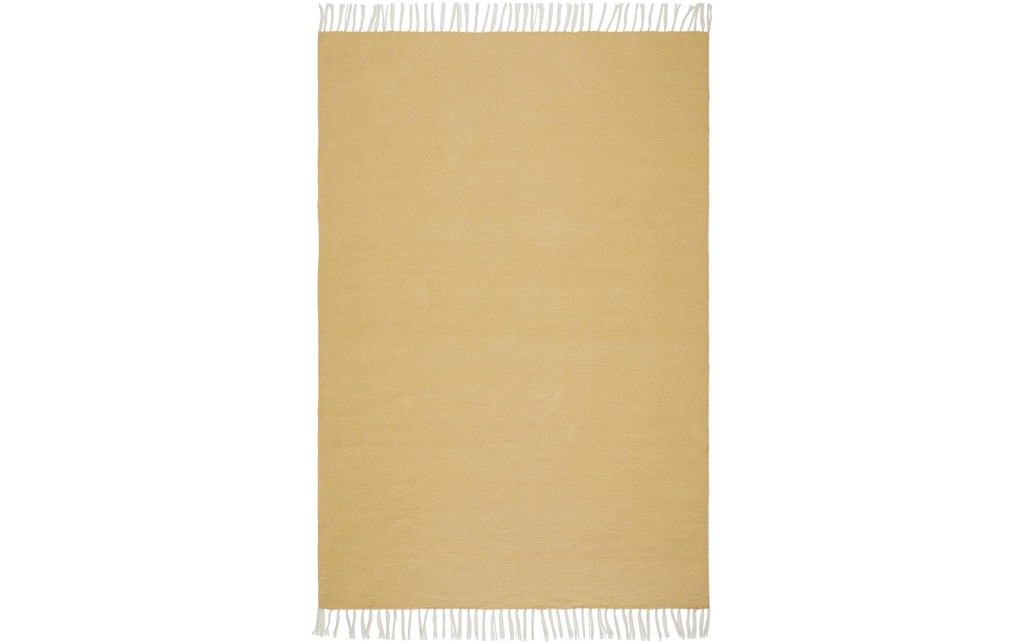 Urbanara Tapis Udaka 170 x 240 cm, Jaune moutarde