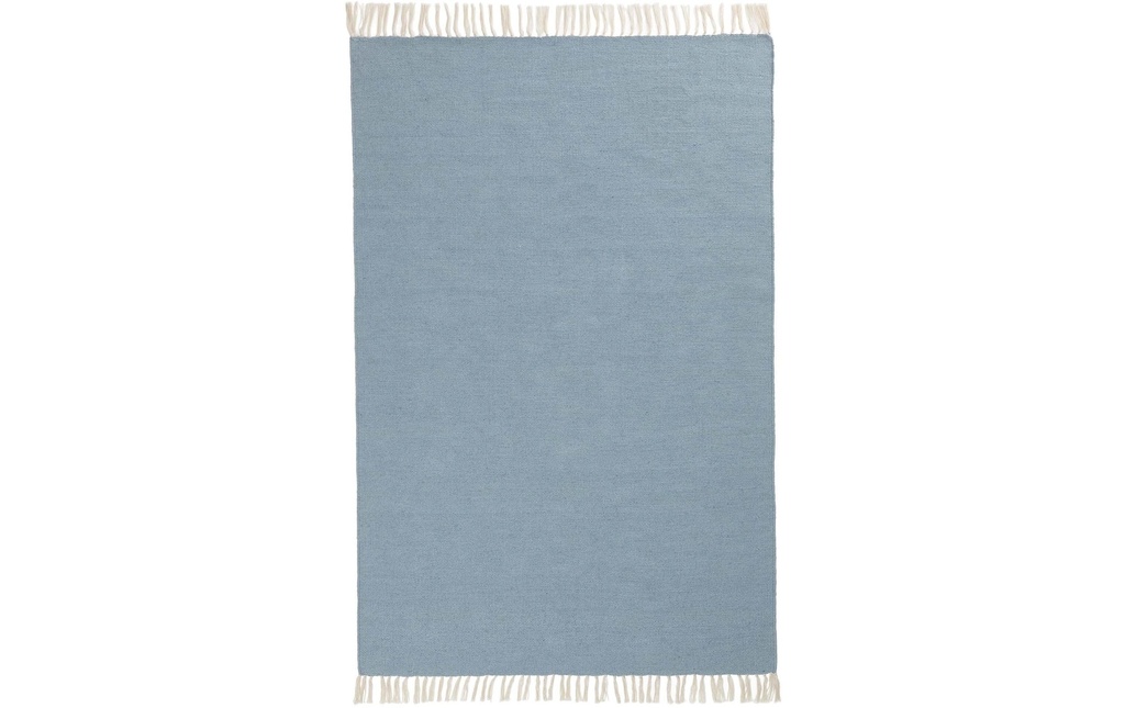 Urbanara Tapis Udaka 90 x 130 cm, bleu glacier