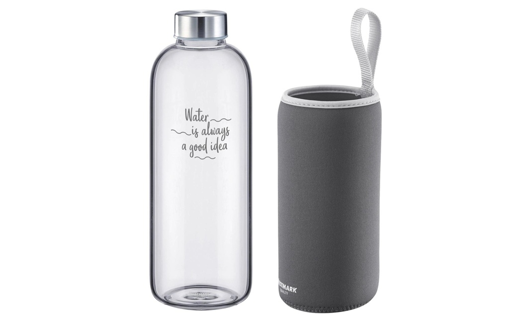 Westmark Gourde Viva en verre 1000 ml, Anthracite