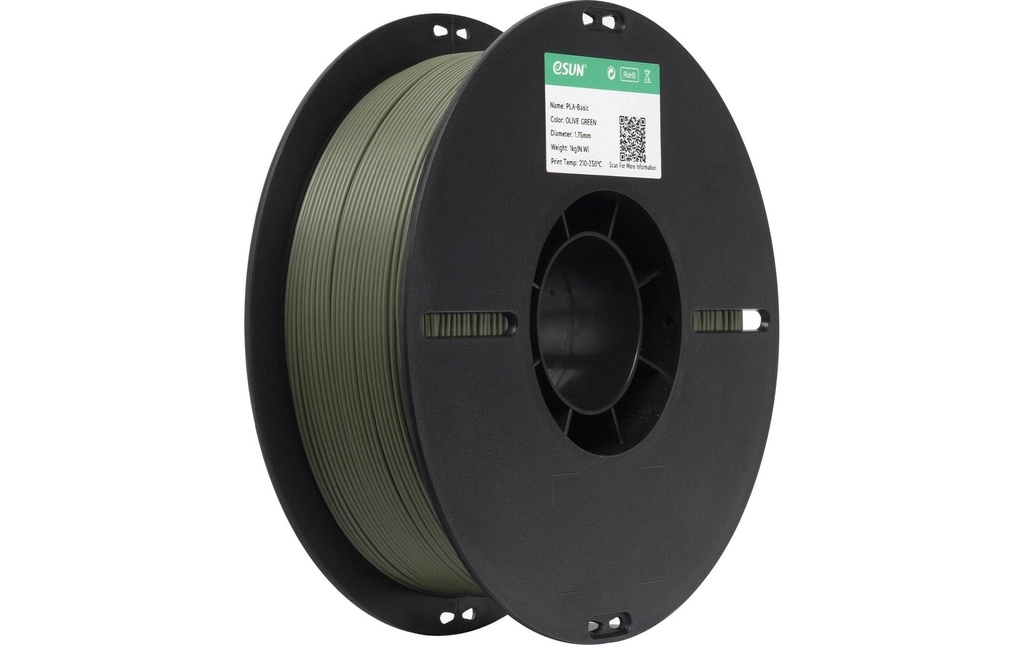 eSun Filament PLA Basic, vert olive 1.75 mm 1 kg