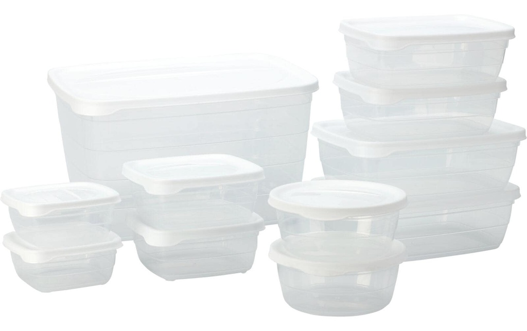FURBER Récipients à provisions 11 pièces Transparent