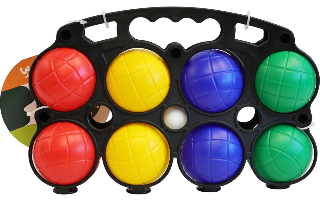 vedes OA Boccia avec 8 boules, plastique 8 balles, plastique