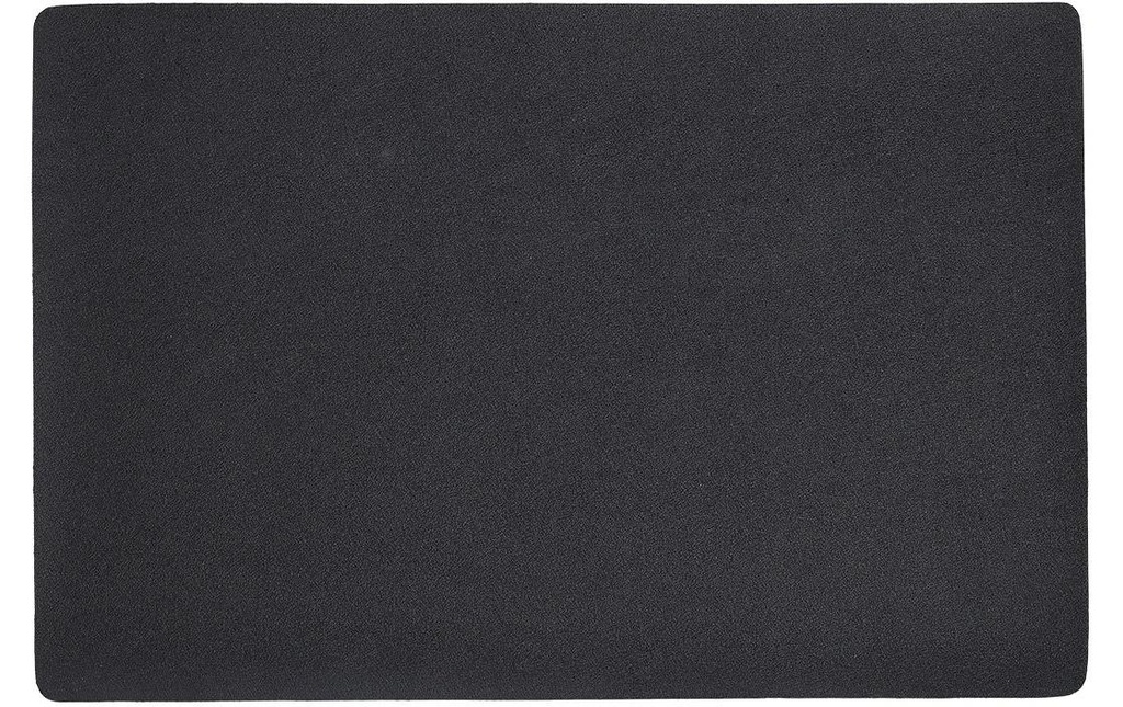 Zeller Present Set de table Cuir synthétique 30 cm x 45 cm, Noir