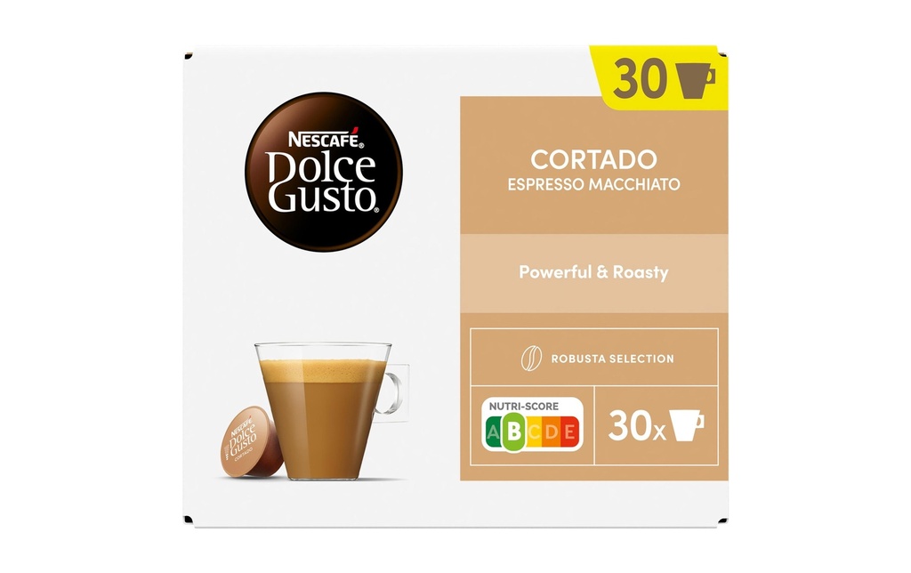 Nescafé Capsules de café Dolce Gusto Cortado 30 Pièce/s