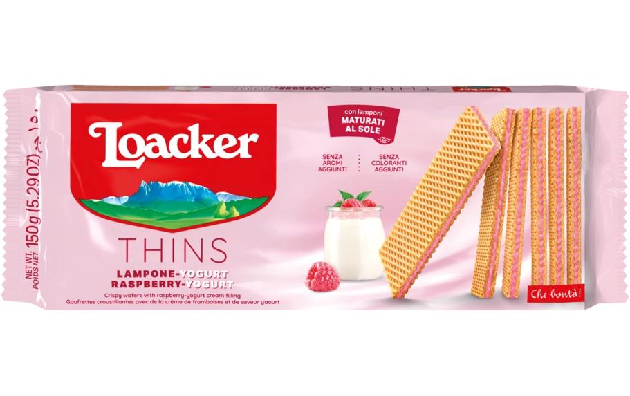 Loacker Petits gâteaux Yaourt à la framboise 150 g