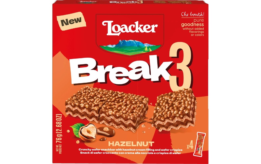 Loacker Breake Hazelnut 76 g