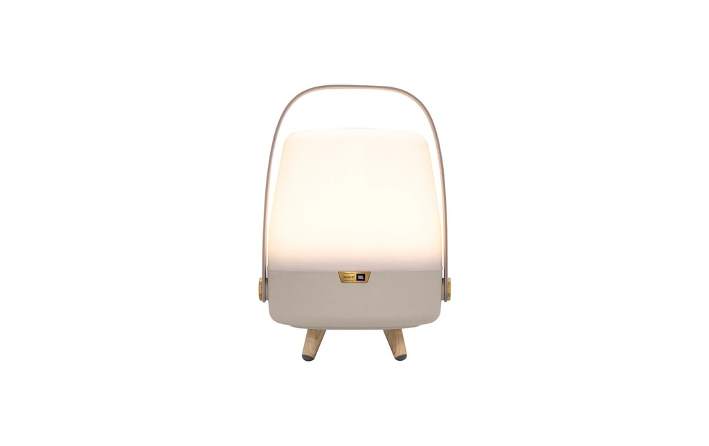 kooduu Lampe à haut-parleur LITE-UP PLAY JBL marron (sable),mini