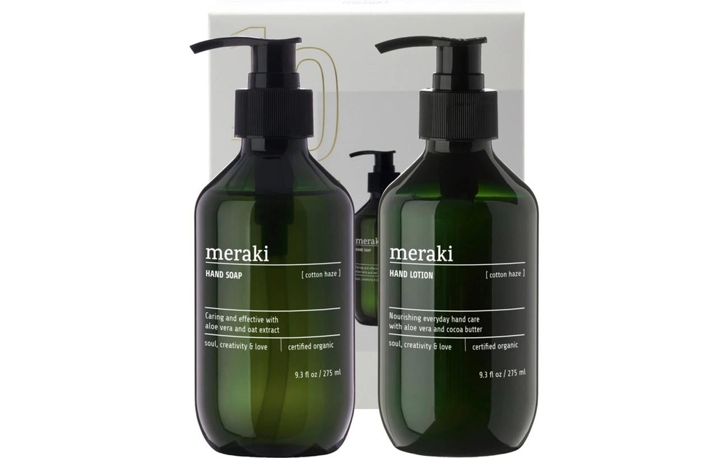 meraki Coffret cadeau Cotton Haze, Simple Hand Care 2 x 275 ml