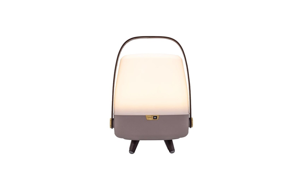 kooduu Lampe à haut-parleur LITE-UP PLAY JBL marron (terre),mini