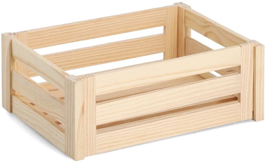 Zeller Present Caisse de rangement Moulures Brun