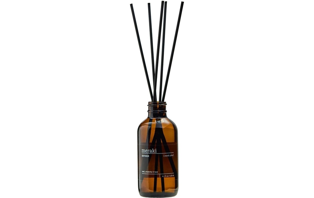 meraki Bâtonnets parfumés Nordic Pine, 120 ml